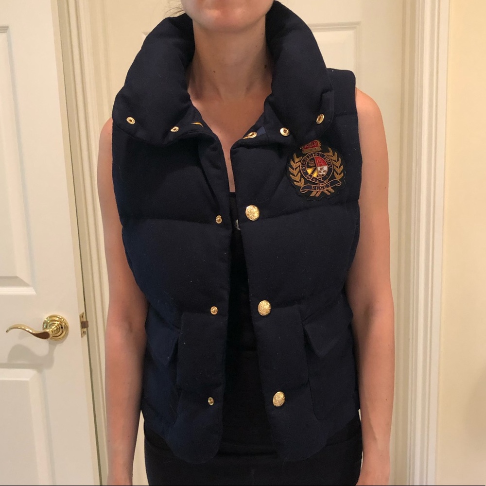 Ralph Lauren Rugby, Navy Vest with Emblem